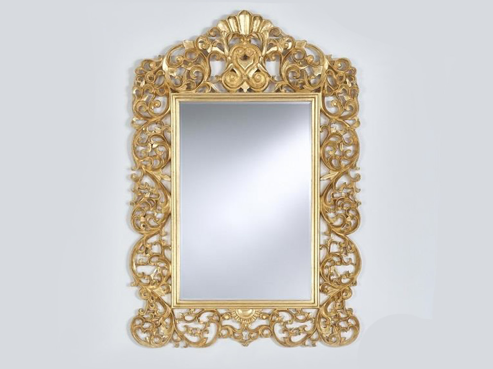 Decorative Aluminum Mirror with Beveled Glass