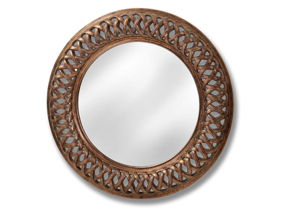 Decorative Lattice pattern Mirror with Glass in Aluminum 