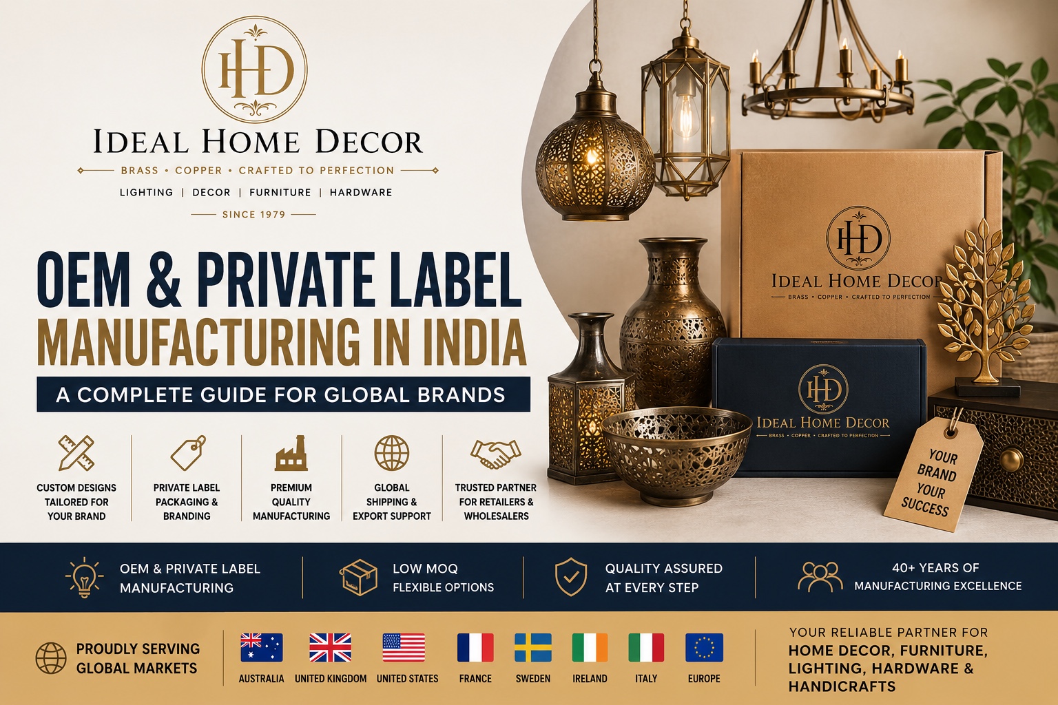 OEM & Private Label Manufacturing in India for Home Decor Brands